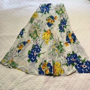 Vintage 1960’s Vera Neumann long skirt mid century floral